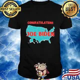 Congratulations joe biden american map shirt