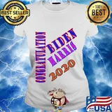 Congratulations joe biden and kamala harris 2020 american s Ladies tee