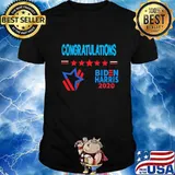 Congratulations joe biden and kamala harris 2020 stars shirt