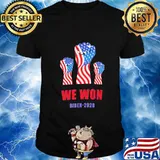 Congratulations joe biden we won 2020 shirt
