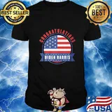 Congratulations president joe biden kamala harris american flag shirt