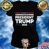 Congratulations President Trump 2020 Shirt Ladies tee