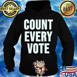 Count Evey Vote Blue Election Shirt Hoodie
