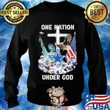 Dallas cowboys one nation under god american flag s Sweater