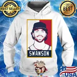 Dansby swanson baseball player art s Hoodie