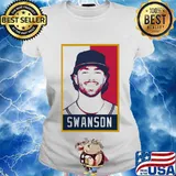 Dansby swanson baseball player art s Ladies tee
