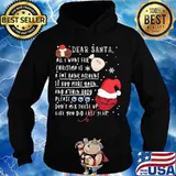 Dear santa all i want for christmas a fat bank account to buy more yarn and a thin body s Hoodie