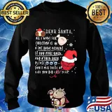 Dear santa all i want for christmas a fat bank account to buy more yarn and a thin body s Sweater