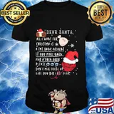 Dear santa all i want for christmas a fat bank account to buy more yarn and a thin body shirt