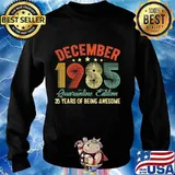December 1985 Quarantine Edition 35 Years Of Being Awesome Vintage Shirt Sweater