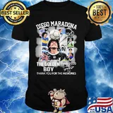 Diego Maradona The Golden Boy Legend Football 1960 2020 Signuature Shirt