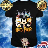 Disney mickey mouse and friends harry potter shirt