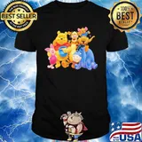 Disney pooh and friends cartoon shirt