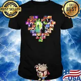 Disney villain love heart shirt