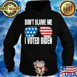 Don't Blame Me I Voted Biden American Flag Sunglasses Presidential Election Shirt Hoodie