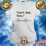 Don't boo vote barack obama signature s Ladies tee