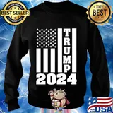Donald Trump 2024 American Flag Election Shirt Sweater
