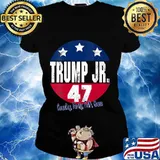 Donald trump jr. 2024 president republican 2024 election vintage s Ladies tee