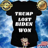 Donald trump lost joe biden won s Ladies tee