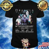 Dracula untold 06th anniversary 2014 2020 thank you for the memories signatures shirt