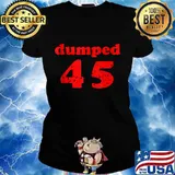Dumped 45 Red Trump Biden Harris 2020 Shirt Ladies tee