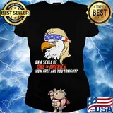 Eagle on a scale of one to america how free are you tonight s Ladies tee