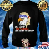 Eagle on a scale of one to america how free are you tonight s Sweater