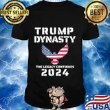 Eagles trump dynasty the legacy continues 2024 american flag shirt