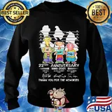 Ed edd n eddy 22nd anniversary 1999 2021 thank you for the memories signatures s Sweater