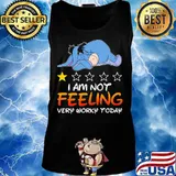 Eeyore donkey i am not feeling very worky today stars s Tank top