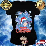 Eeyore donkey we are never too old for christmas s Ladies tee