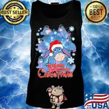 Eeyore donkey we are never too old for christmas s Tank top