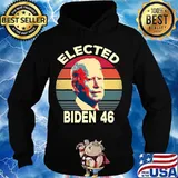 Elected Biden 46 Vintage Retro Shirt Hoodie