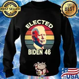 Elected Biden 46 Vintage Retro Shirt Sweater