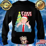 Fake trees us president donald trump ugly christmas s Sweater