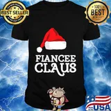 Fiancee Claus Christmas Santa Matching Family Tribe Shirt