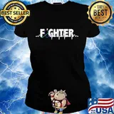 Fighter thyroid cancer awareness gifts thyroid cancer s Ladies tee