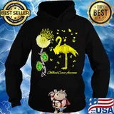 Flamingo faith hope love childhood cancer awareness s Hoodie