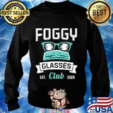 Foggy Glasses Club Est 2020 Mask Shirt Sweater