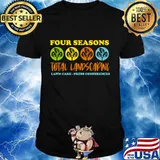 Four seasons total landscaping vintage retro shirt