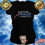 Fraud 2020 - trump biden election results voter s Ladies tee