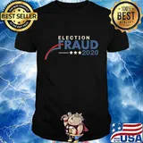 Fraud 2020 - trump biden election results voter shirt