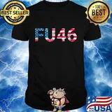 FU46 Very Patriotic Anti Biden Pro Trump American Flag Shirt