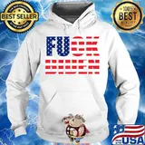 Fuck joe biden usa flag vote political american patriot s Hoodie