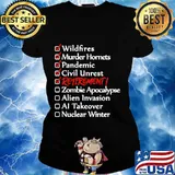 Funny retirement gift i retired grandpa grandma i quarantine s Ladies tee
