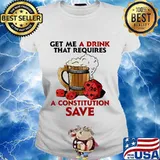 Get me a drink that requires a constitution save s Ladies tee