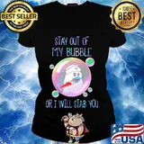 Ghost nurse stay out of my bubble or I will stab you s Ladies tee