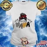 Girl very merry mama leopard s Ladies tee
