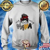 Girl very merry mama leopard s Sweater