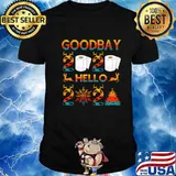 Good Bay 2020 Hello 2021 Reindeer Toilet Paper Xmas Shirt